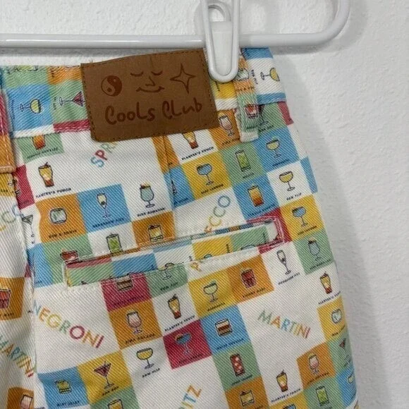 Cools Club California Pants Cocktail Hour High Waisted Straight Leg Jeans Size 6 - Picture 7 of 9